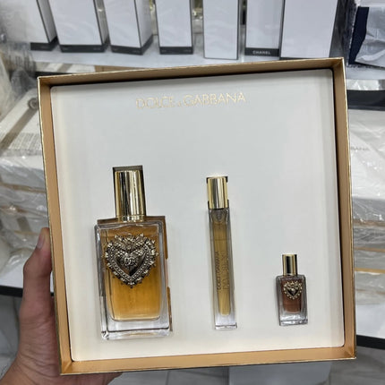 NEW DG DEVOTION 3oz gift set