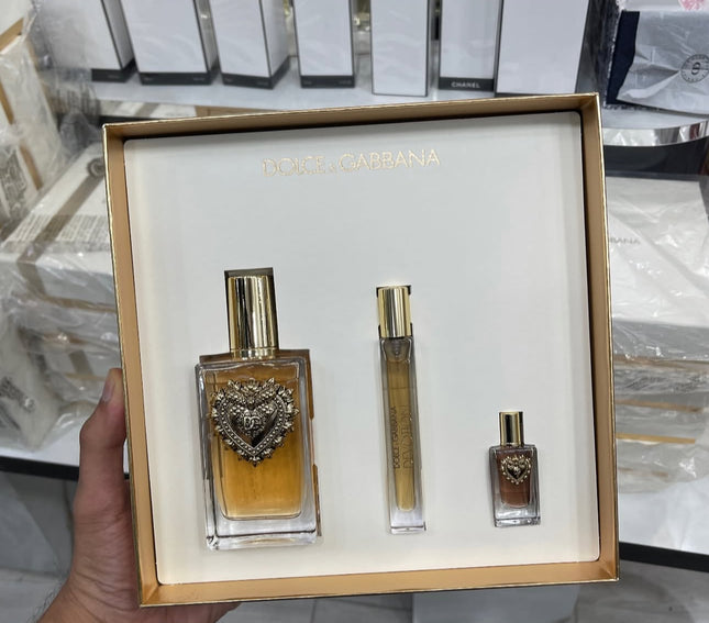 NEW DG DEVOTION 3oz gift set